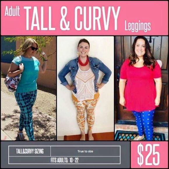 LuLaRoe Tall & Curvy Mystery Leggings - Picture 3 of 4